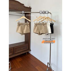 Plus-Size 2026 Spring and Autumn Korean Style High-Elastic Slim-Fit High-Waisted A-Line Shorts Versatile Stylish Casual Boot Shorts for Women