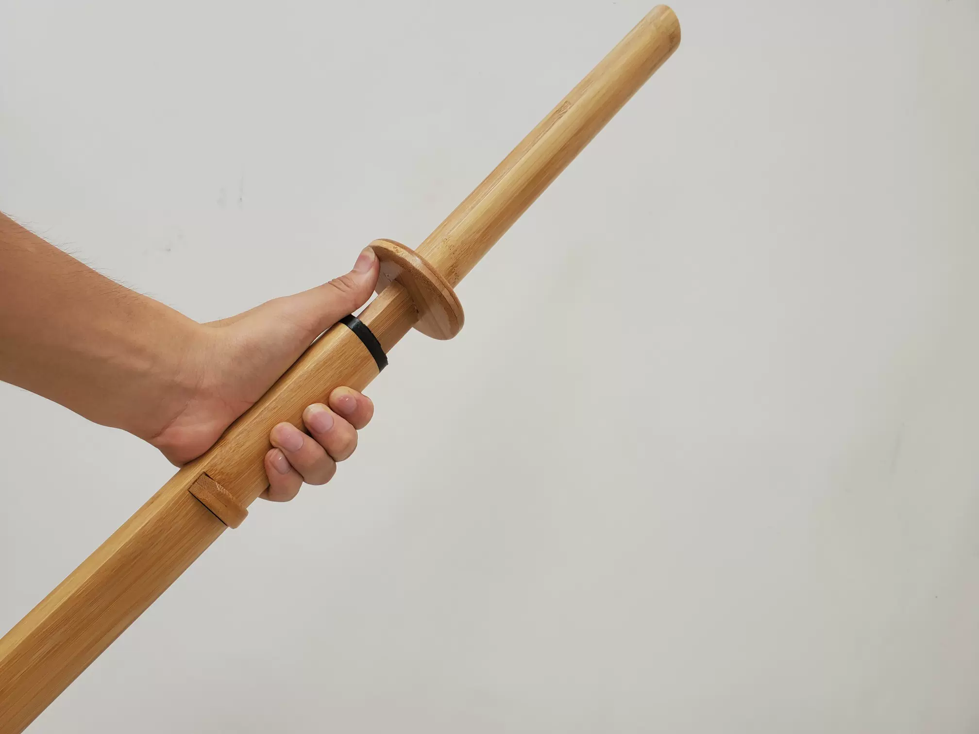 竹木刀带鞘日本武士刃木质居合道竹刀训练东洋木剑拔