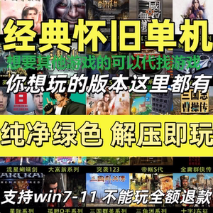 
Internet cafe computer classic nostalgic stand-alone games and software installation packages PC remote installation one-to-one guidance service