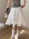 LILI EDIT/Nius unique irregular design lace layered short skirt for women in summer small skirt
