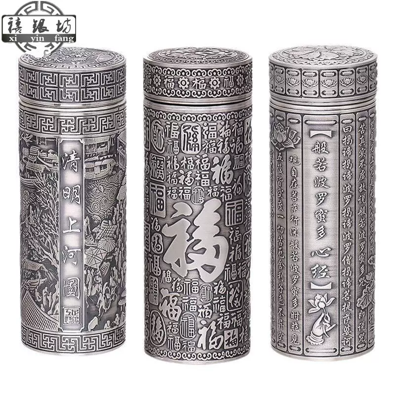 雲南雪花銀水杯子純銀999內膽保溫杯風景區同款裏內外足銀保健正品