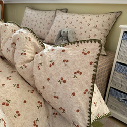 Babies Can Sleep Peacefully with This Class a Aerobic Double-Layer Gauze Four-Piece Set 2026 New Model Duvet Cover Student Dormitory Three-Piece Set 1