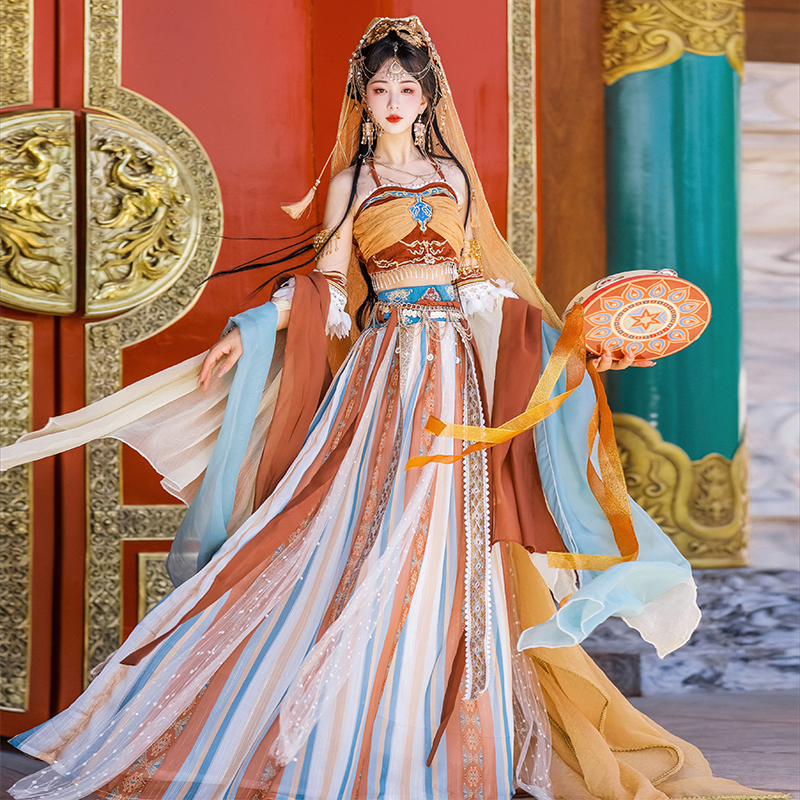 NI FENG  Ȳ ??̱ Ÿ HANFU TIANZHU         ǻ Ǯ Ʈ  Ÿ-