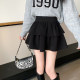 Large size slim and hip-covering cake skirt for women with autumn and winter high waist versatile umbrella skirt fluffy skirt hot girl a-line short skirt