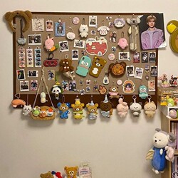 Felt Board Wall Storage Self-Adhesive No-Drill Dormitory Bedroom Accessories Hat Glasses Display Wall Decoration