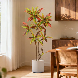 Z19 Artificial Green Plant Floor-Standing Fake Potted Plant Decoration Large Living Room High-End Light Luxury Fake Tree Indoor Flower Plant