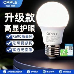 Op Led Light Bulb Energy-Saving Lamp Super Bright E27/E14 Screw Base Household Bulb Threaded Lamp High Color Rendering Eye Protection Lamp