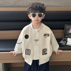 Boys' Baseball Jacket Spring and Autumn 2026 New Style Children's Spring Outfit Baby Spring Jacket Stylish and Fashionable