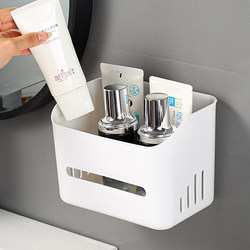 Bathroom Shelf, Wall-Mounted Toilet Rack, Shower Room Wall Storage Shelf, Washbasin Shelf