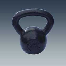 Pure iron black kettle bell integrated solid cast fitness kettle bell electrostatic spray spray paint paint kettle bell