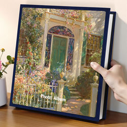 Vintage Photo Album with Large Capacity, Insert-Style, 5-Inch, 6-Inch, 78 7inch Pages, Family Photo Storage, Commemorative Album, Mixed Photo Collection