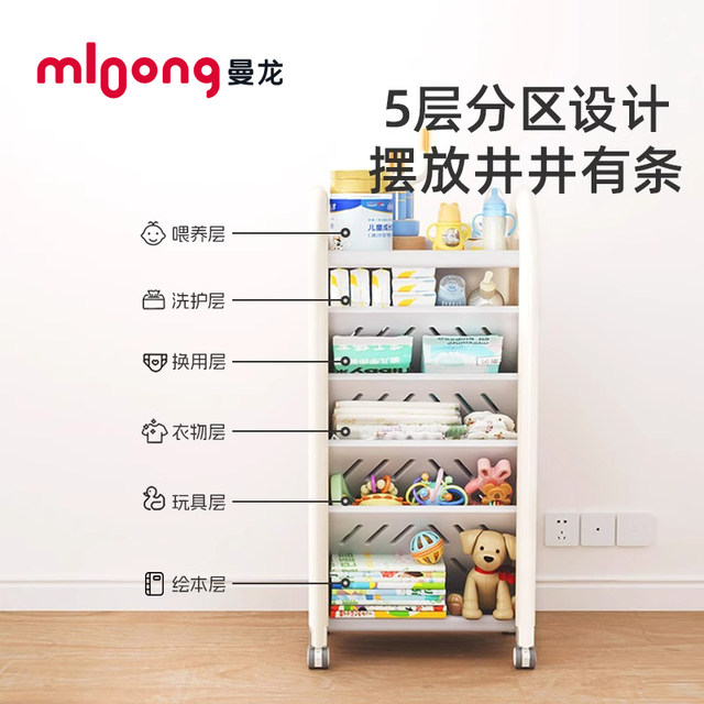 Kitchen Rack Baby Manlong children's storage rack household baby products feeding table ...