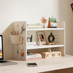 Workstation Desk Storage Rack Pegboard Transformation Tool Bookshelf Office Desk Organizer Shelf Storage Box