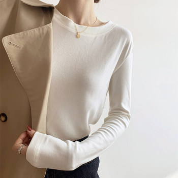 Hot Mom Style Outing Breastfeeding Bottoming Top for Autumn and Winter