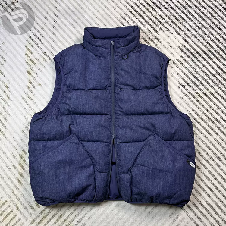 现货DAIWA PIER39 23AW DOWN VEST DENIM蓝染类单宁羽绒马甲GORE-Taobao