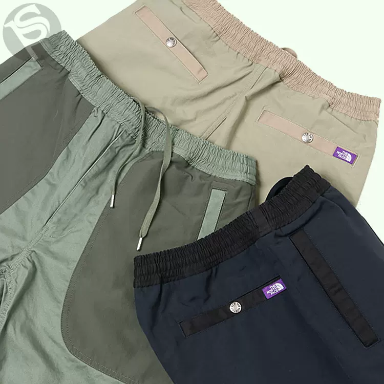 现货THE NORTH FACE PURPLE LABEL Shorts TNF 北面紫标拼色短裤-Taobao