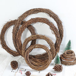 Rattan Wreath, Rattan Circle, Rattan Ring, Christmas DIY Flower Shop Decoration Accessories, Rattan Products, Door Ring, Hanging Decoration, Wall Hanging