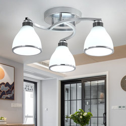 Restaurant Chandelier with Three Heads, Modern Minimalist Nordic Light Luxury Dining Room Table Lamp, Home Room Bedroom Lamp, Internet-Famous Lighting Fixtures