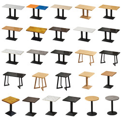 Cafe, Western Restaurant Tables and Chairs, Milk Tea Shop, Dessert Shop Tables, Fast Food Tables and Chairs, Snack Shop, Noodle Shop, Catering Rectangular Table