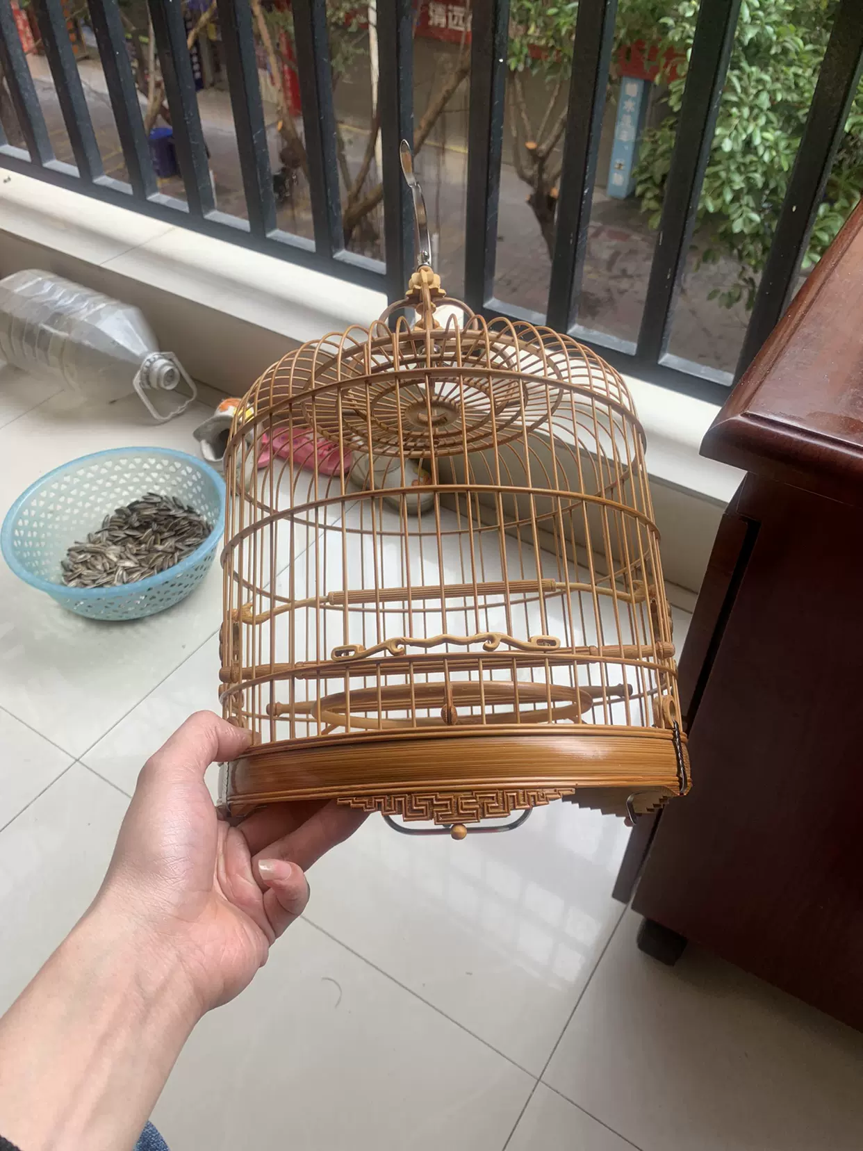 鳥籠 秀眼江南籠 籠方籠秀眼打翻轉風車竹制踏拍捕魚鳥籠養鳥現貨快出YYS | 尚品