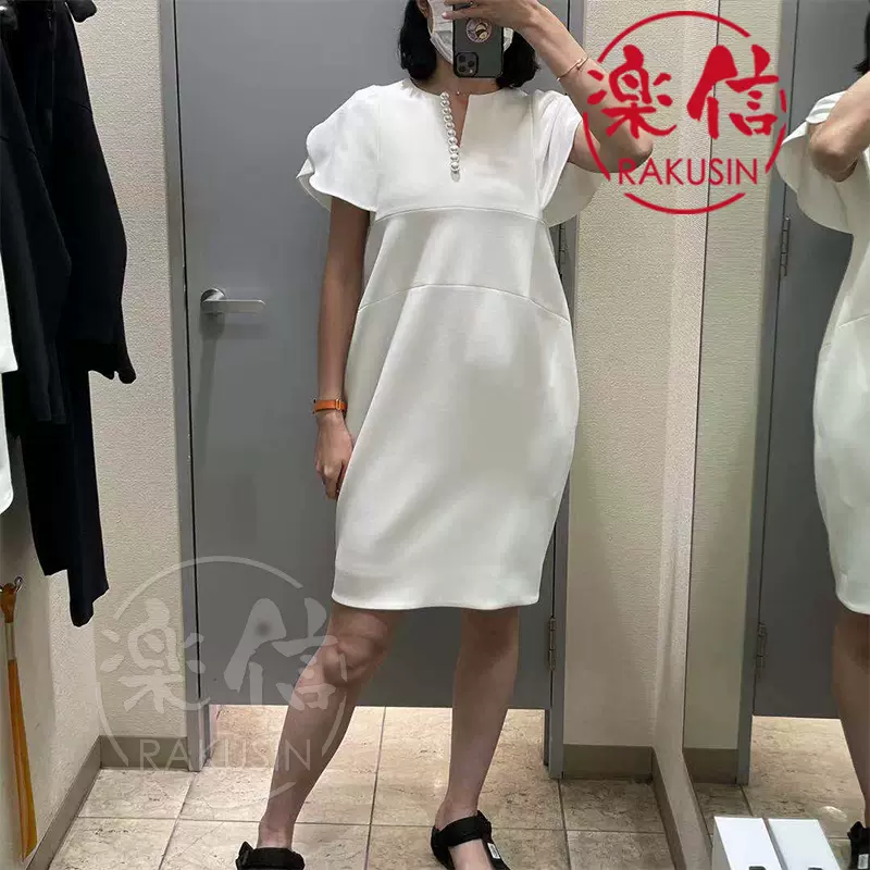 YCD-221-769日本代购YOKO CHAN珍珠花瓣柔美珍珠连衣裙-Taobao