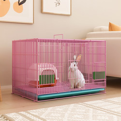 Rabbit Cage for Home Use, Indoor Pet Rabbit Cage, Special New Large-Sized Guinea Pig Cage with Automatic Feces Cleaning System