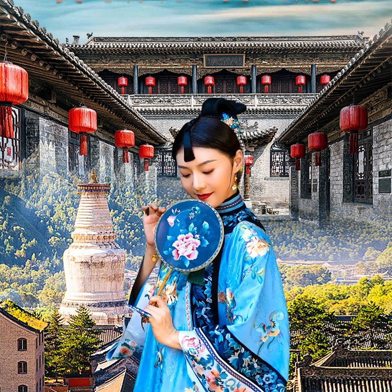 7人纯玩小团 含高铁山西旅游五台山乔家大院平遥古城5天4晚跟团游
