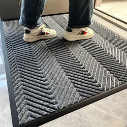 Gray Entrance Door New Style Floor Mat Outdoor Door Carpet High-End Outdoor Foot Mat Entry Anti-Slip Door Mat