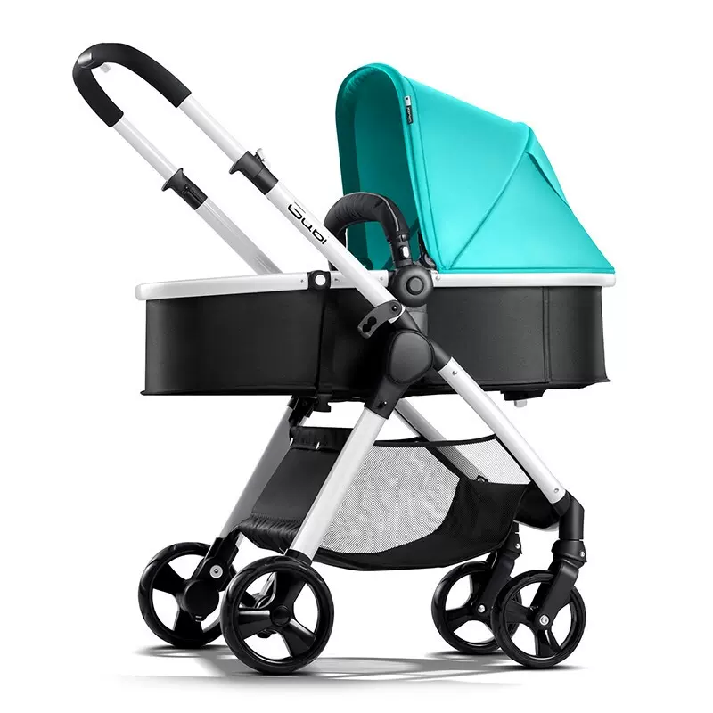 Gubi嬰兒車推車可坐可躺摺疊式高景觀寶寶輕便娃娃
