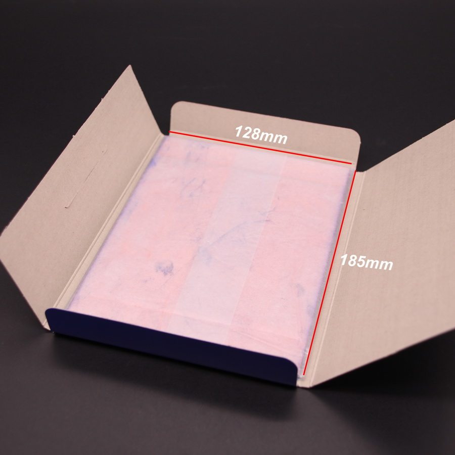 QIXIN 복사 용지 얇은 양면 D4032 중간 청구서 영수증 파란색 인쇄 용지 회계 용품 32K100매-