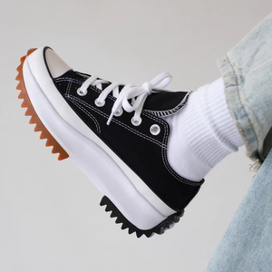 
Run Star Hike High Top Women's Shoes Canvas Meteor Thick-Soled Shoes Heightening Sneakers Men's 166800C 168816C