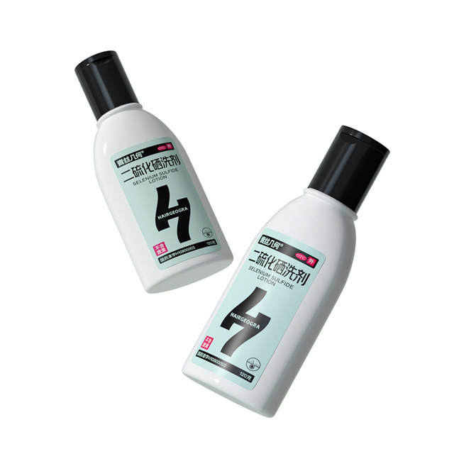 Green hair geometric selenium disulfide lotion 120g scalp seborrheic