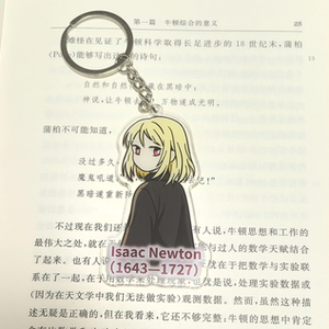 
Changhe Jie scientist character keychain