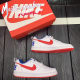 Nike COURT BOROUGH Chicago white and red women's sports and casual low-top sneakers DD8495-106