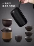 bình trà thủy tinh Tao Fuqi Zisha Du Lịch Trà Di Động Pha Trà Nhà Cắm Trại Du Lịch Ấm Trà Trà bình trà thủy tinh có lọc