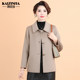 Brand mother's double-sided woolen coat, middle-aged and elderly autumn and winter short woolen coat for small people