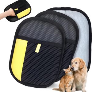 
Cross-border pet electrostatic hair removal gloves cat hair dog hair brusher household carpet sofa sticky hair gloves cleaning brush
