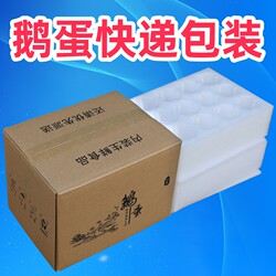 Goose Egg Packaging Box for 12 or 24 Eggs, Goose Egg Tray for Express Delivery, Shockproof Packaging Box Made of Pearl Cotton, Not Afraid of Falling, Goose Egg Tray