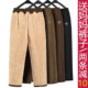 Cordon -lighter mothers in winter cotton pants wear with velvet thick pants children in autumn and winter middle -aged elderly grandma loose large size
