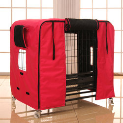 Cat Cage and Dog Cage Are Waterproof, Rainproof, Windproof and Snowproof for All Seasons. Dog Cage Is Warm in Winter with Added Cotton. Dog Cage and Cat Cage