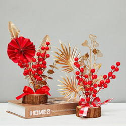 2026 Year of the Horse Spring Festival Decorations Atmosphere Setup Small Money Tree Desktop Ornaments Chinese New Year Photo Props