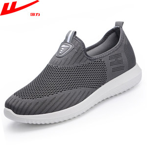 Returning men's shoes Middle -aged and old lightly, non -slip leisure old Beijing cloth shoes, old man father soft bottom walking shoes