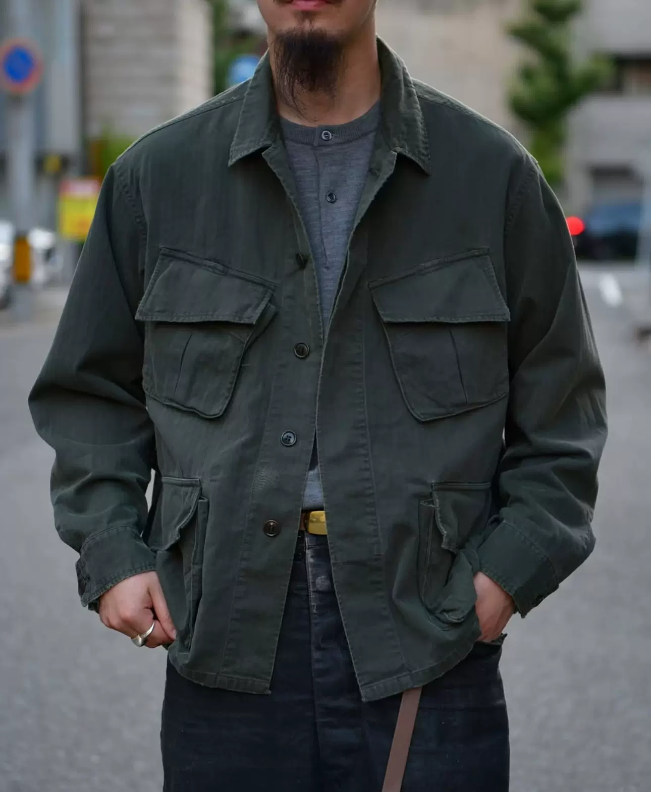 A.PRESSE US Army Jungle Fatigue Jacket 军事做旧四袋夹克25AW