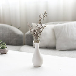 Nansheng European-Style Japanese-Style Modern Minimalist ins Ceramic Vases for Artificial Flowers and Dried Flowers, Home Decor Small Ornaments