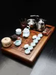 bàn trà đạo bantradaovn Bộ trà gỗ nguyên khối cánh gà cho phòng khách gia đình Bộ trà Kung Fu biển bốn trong một Bộ trà Trung Quốc khay trà hoàn toàn tự động traviet36 Bàn trà điện