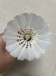 Yifeng Sports (5 Barrels ) Feather 01 Badminton Goose Feather 12 Pieces Durable and Stable Training Competition