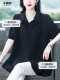 Large size women's simple high-end loose T-shirt new short-sleeved shirt versatile temperament slim commuter style top