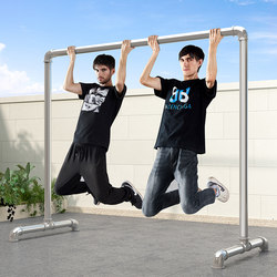 Steel Pipe Clothes Drying Rack, Clothes Hanger, Clothes Rod, Balcony Household Floor-Standing Bedroom Outdoor Clothes Hanging Simple Drying Rack for Quilts, Water Pipe