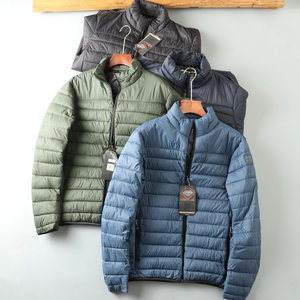 
Foreign trade orders from the United States, technical cotton, warm, windproof and waterproof, men's casual quilted cotton coat, stand collar jacket
