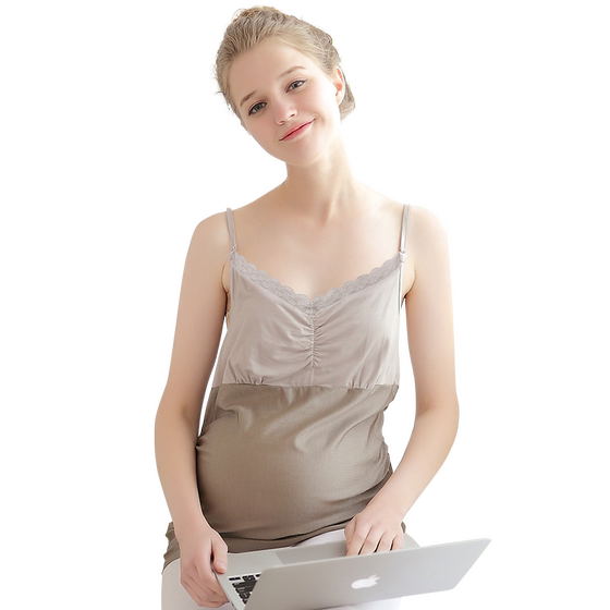 Tim incense radiation protection suit Maternity women's clothing genuine official website during pregnancy During pregnancy, wearing spring and summer women to work computer invisible suspenders
